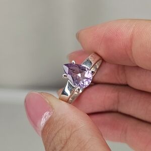 Real Amethyst Ring Size 9.25